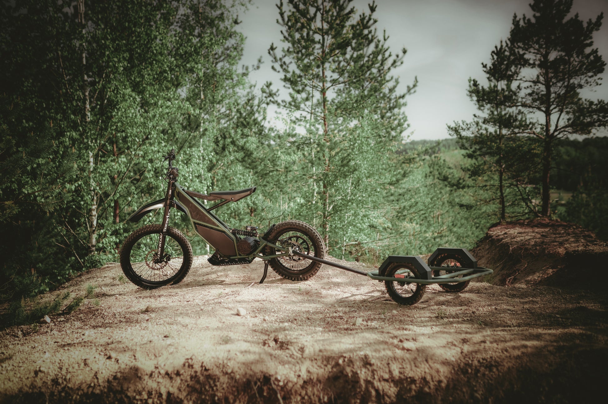 Ranger Motorcycle with Trailer